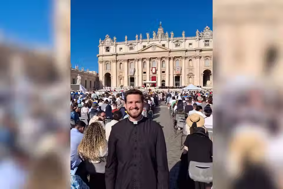 Carl Berner será ordenado diácono transitorio en la Basílica de San Pedro el jueves 1 de octubre, a las 10:00 a. m., hora de la Montaña. (Foto proporcionada)