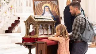 Catedral Basílica de Denver recibe reliquias de santa Margarita María Alacoque, apóstol del Sagrado Corazón