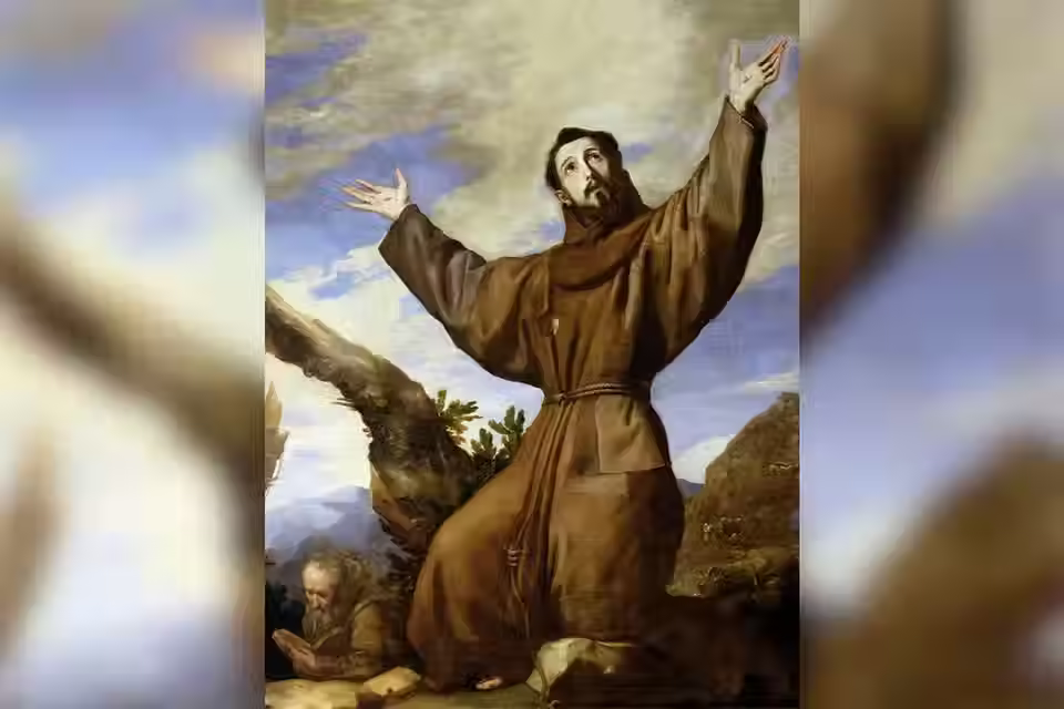 San Francisco en éxtasis, de Jusepe de Ribera, c. 1639. (Foto: Dominio público vía Wikimedia Commons)