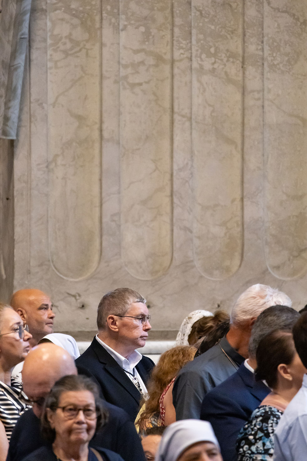 Dan Kurtenbach durante la Misa del Palio en la Basílica de San Pedro. (Foto: Andre Scaleira, Jr./El Pueblo Católico)