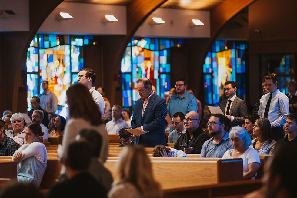 Los profesionales católicos de la salud renuevan la Promesa Anual de los Profesionales Católicos de la Salud. (Foto de Madisen Martínez/El Pueblo Católico)