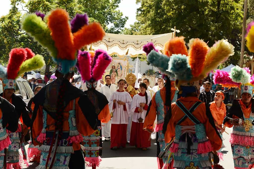 Las parroquianas de Our Lady of Guadalupe