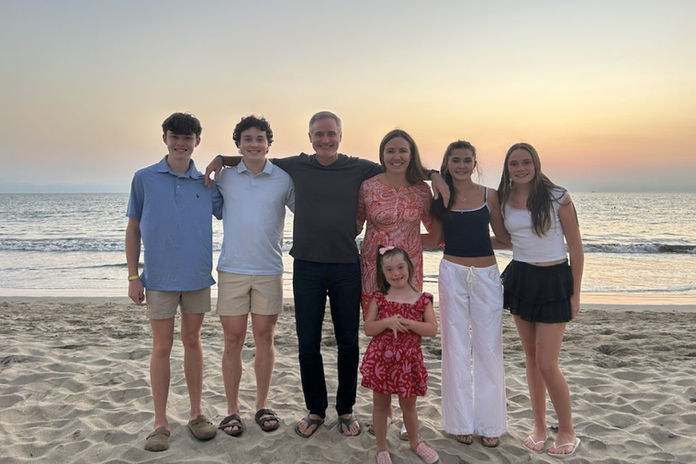 La familia Langston en la playa. (Foto cortesía de la familia Langston)