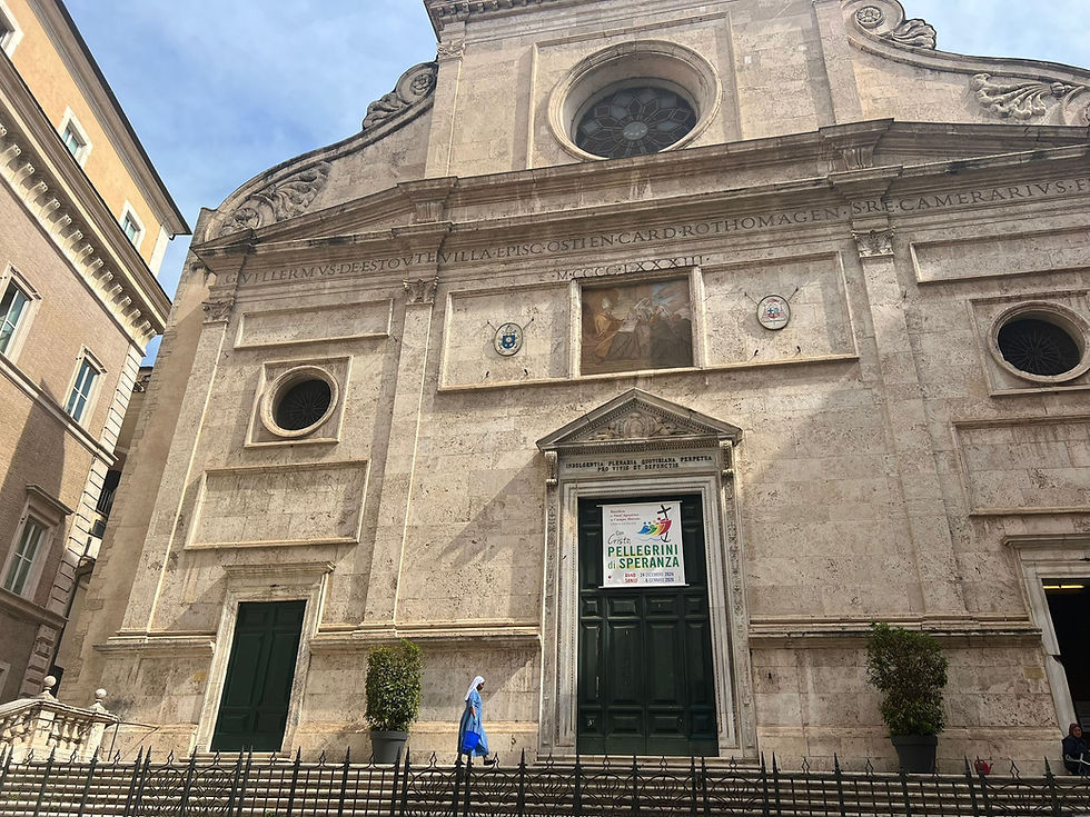 Basílica de San Agustín en Roma. Crédito: Almudena Martínez-Bordiú/ EWTN News