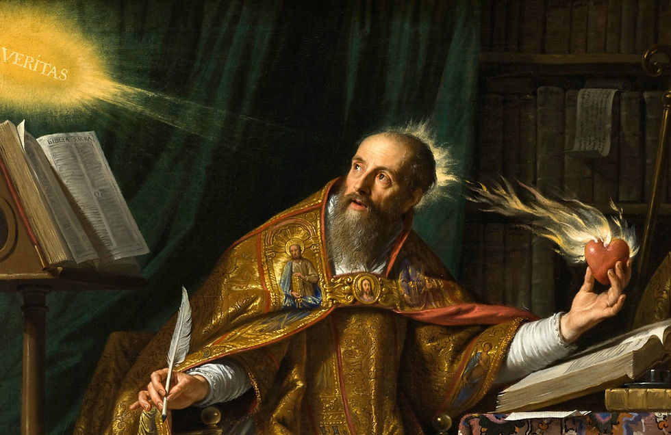San Agustín, Philippe de Champaigne, Dominio Público.